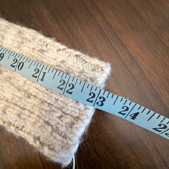 American Eagle Women's Oatmeal Chunk Knit Sweater Dress, Size Large - Picture 11 of 15